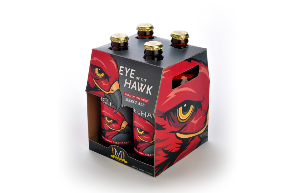 Eye of the Hawk 4-pack bottle carrier